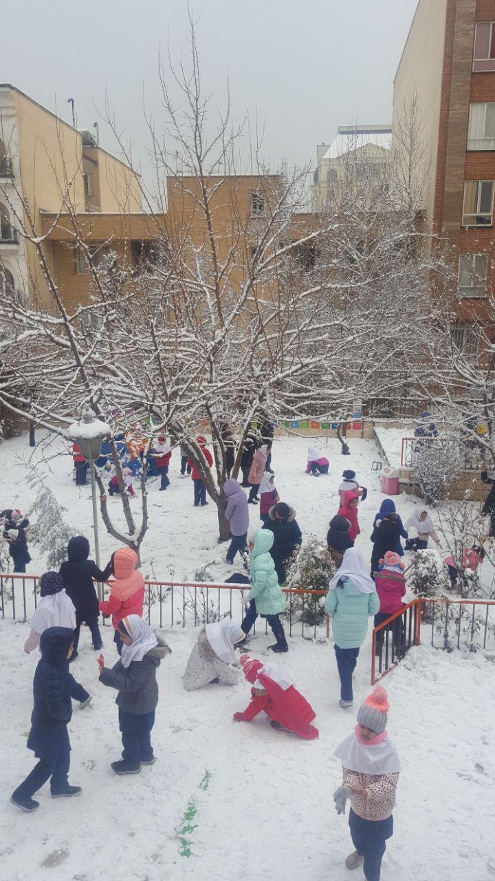 برف‌بازی در تهران