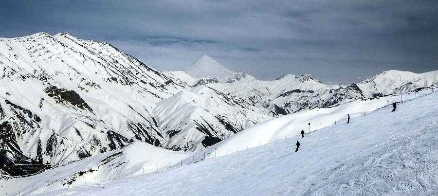 بزرگترین پیست اسکی خاورمیانه جاذبه ای در ارتفاعات البرز