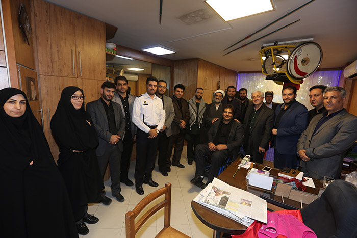 بازدید از آسایشگاه جانبازان و معلولین شهید بهشتی منطقه هشت تهران