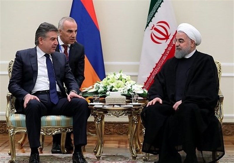 دیدار نخست وزیر ارمنستان با روحانی