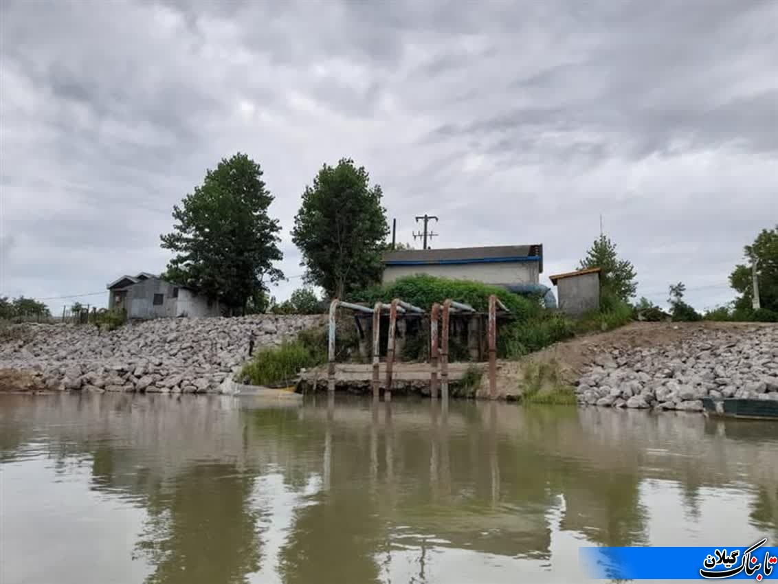 پروژه دیواره‌سازی و ساماندهی رودخانه سفیدرود در منطقه محسن آباد به بهره برداری رسید