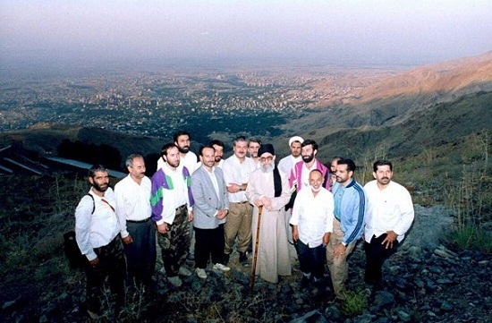 مقام معظم رهبری در ارتفاعات تهران