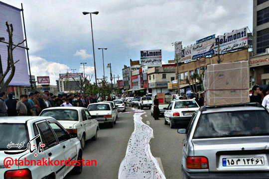 مرزنشینان سفره خالی‌شان را در خیابان پهن کردند!+تصویر