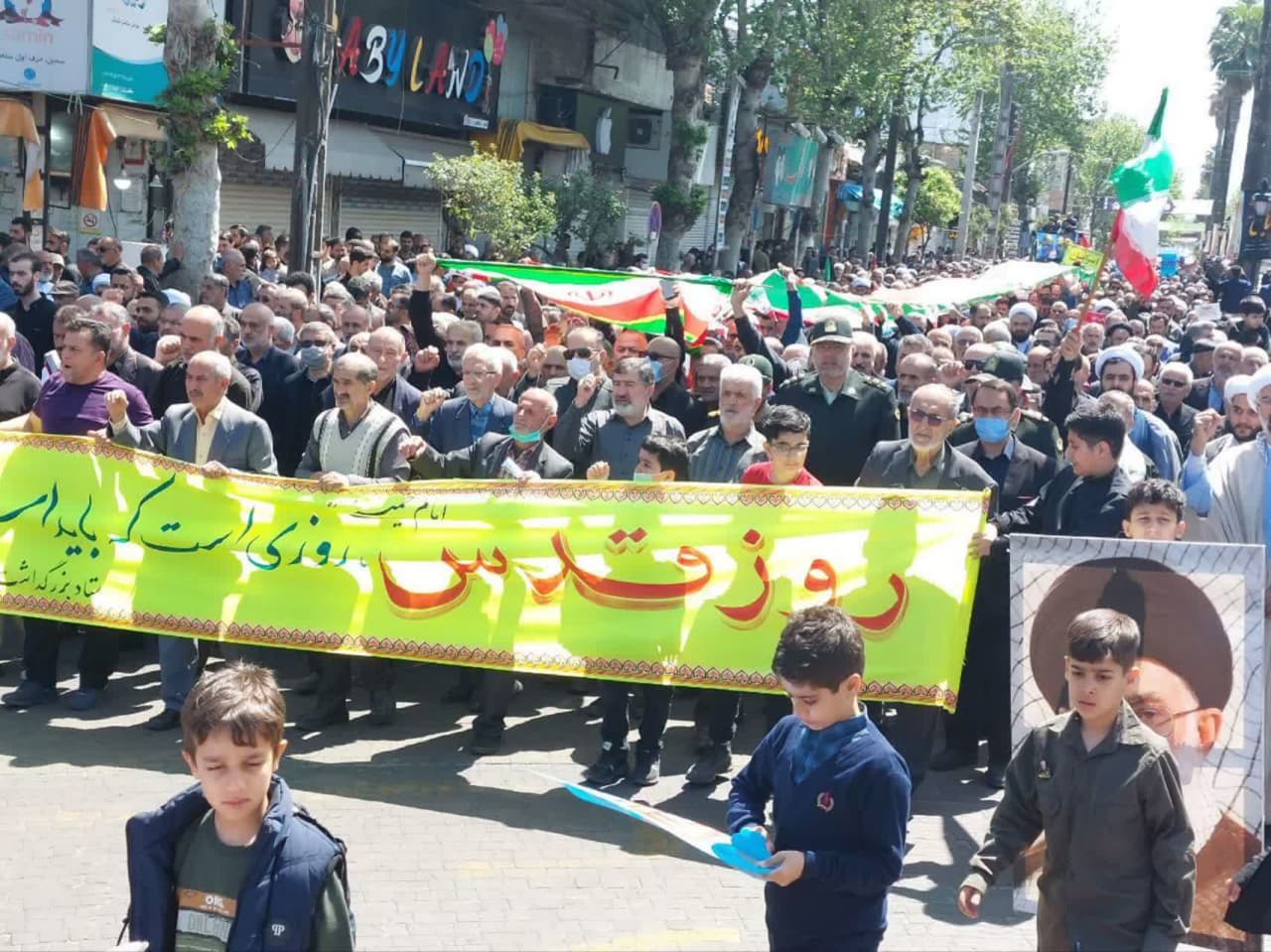 راهپیمایی روز جهانی قدس شهرستان لنگرود