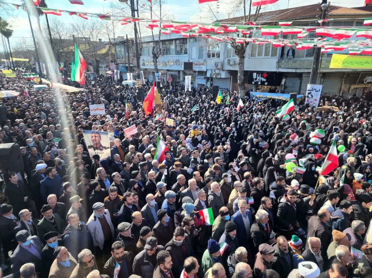 راهپیمایی روز جهانی قدس شهرستان لنگرود