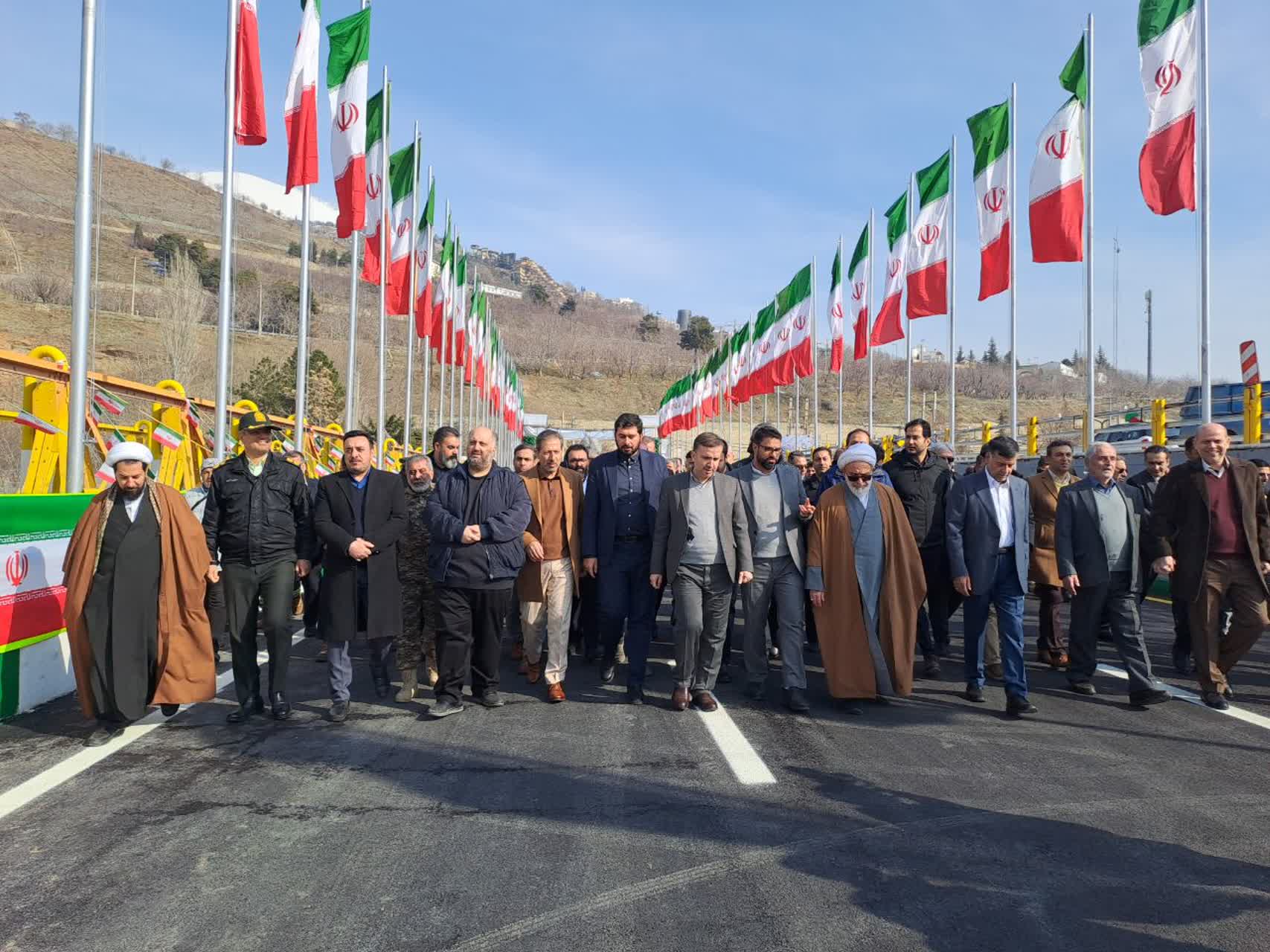 آئین افتتاح پل خروجی شهر لواسان صورت گرفت