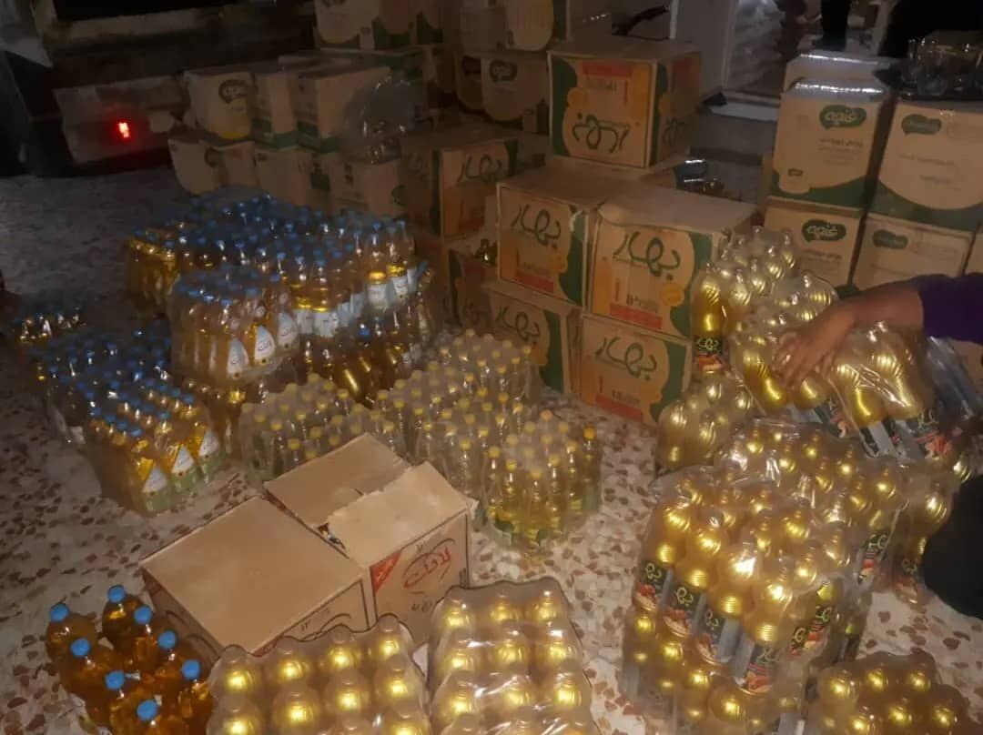 حدود ۱۰ تن روغن خوراکی احتکاری در جوانرود کشف شد