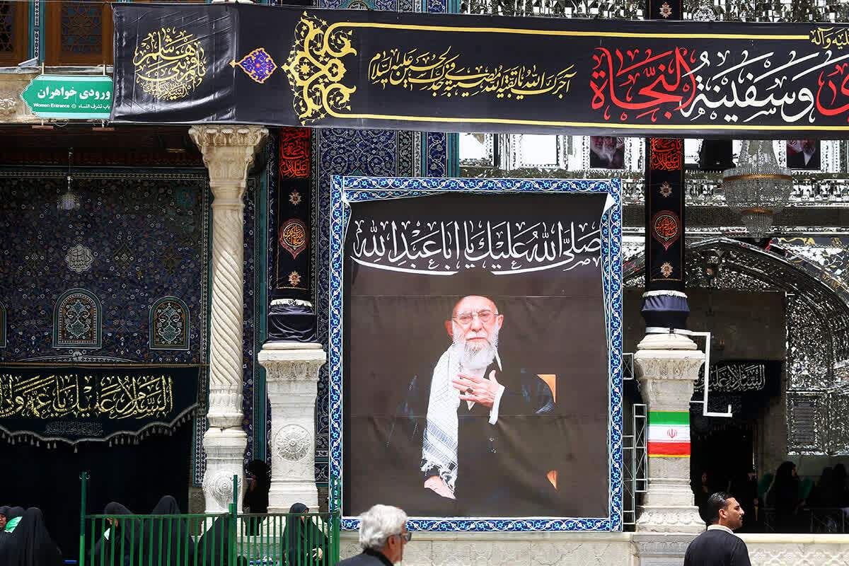 حرم بانوی کرامت مهیای حماسه‌ی بدرقه آقای شهید ایران + عکس