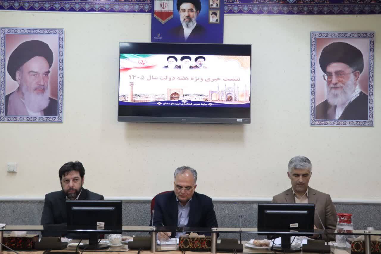 سمنان در مسیر توسعه؛ اعتبارات پروژه‌های افتتاحی هفته دولت ۱۰۰ درصد افزایش یافت