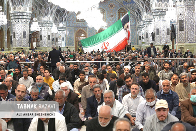 مراسم راهپیمایی 13 آبان در مشهد مقدس